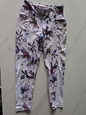 Gottex Girls' Lavender Floral Active Leggings